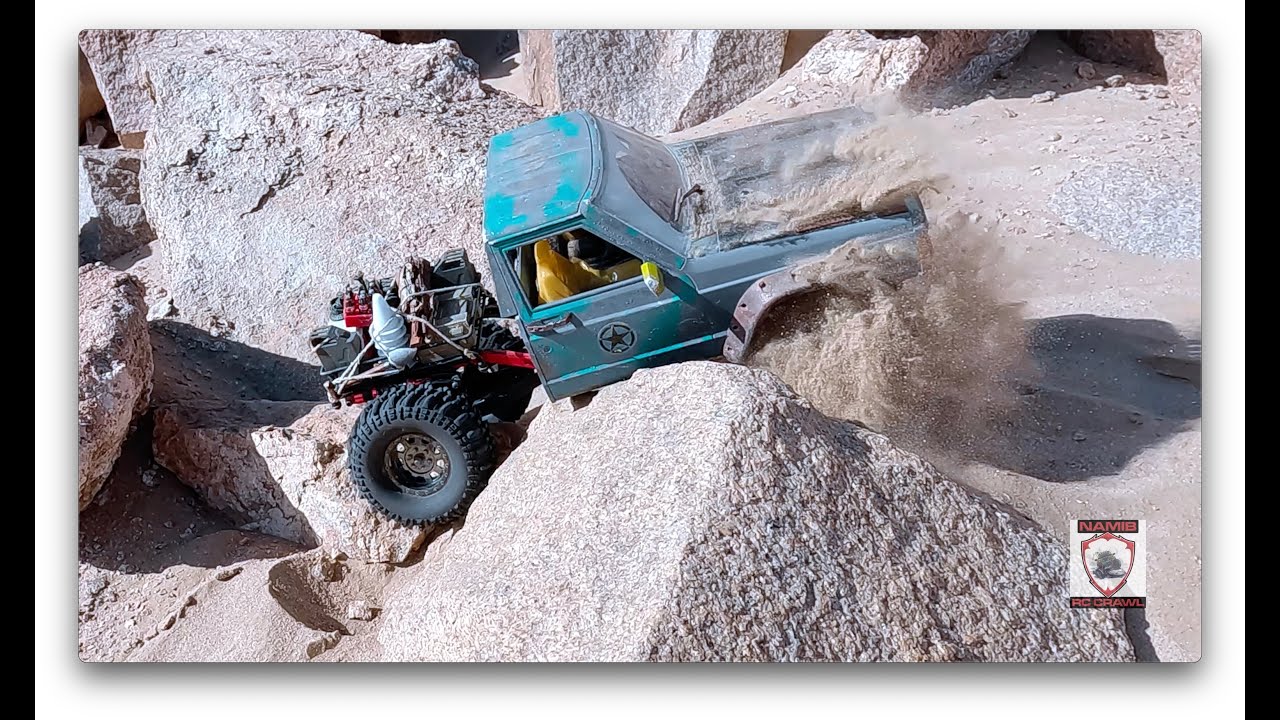 JEEP AND HILUX EXPLORE ROCKY TRAIL (SCX10II) #offroad #rc #crawler #jeep