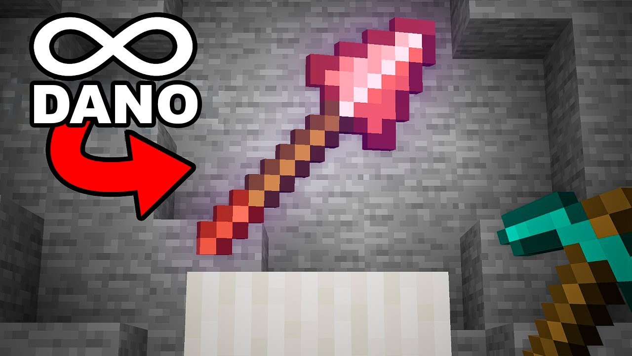 Eu Testei Os Limites Da Nova Lança Do Minecraft