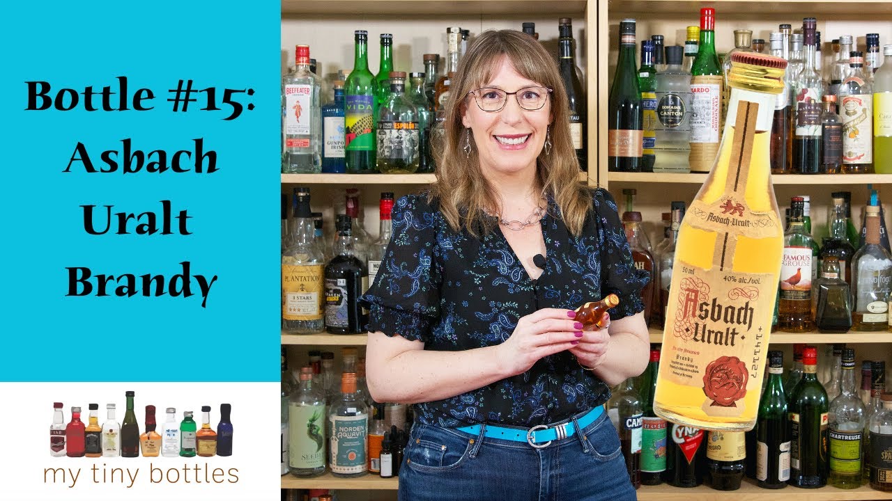 My Tiny Bottles: Asbach Uralt Brandy - History in Mini Liquor Bottles
