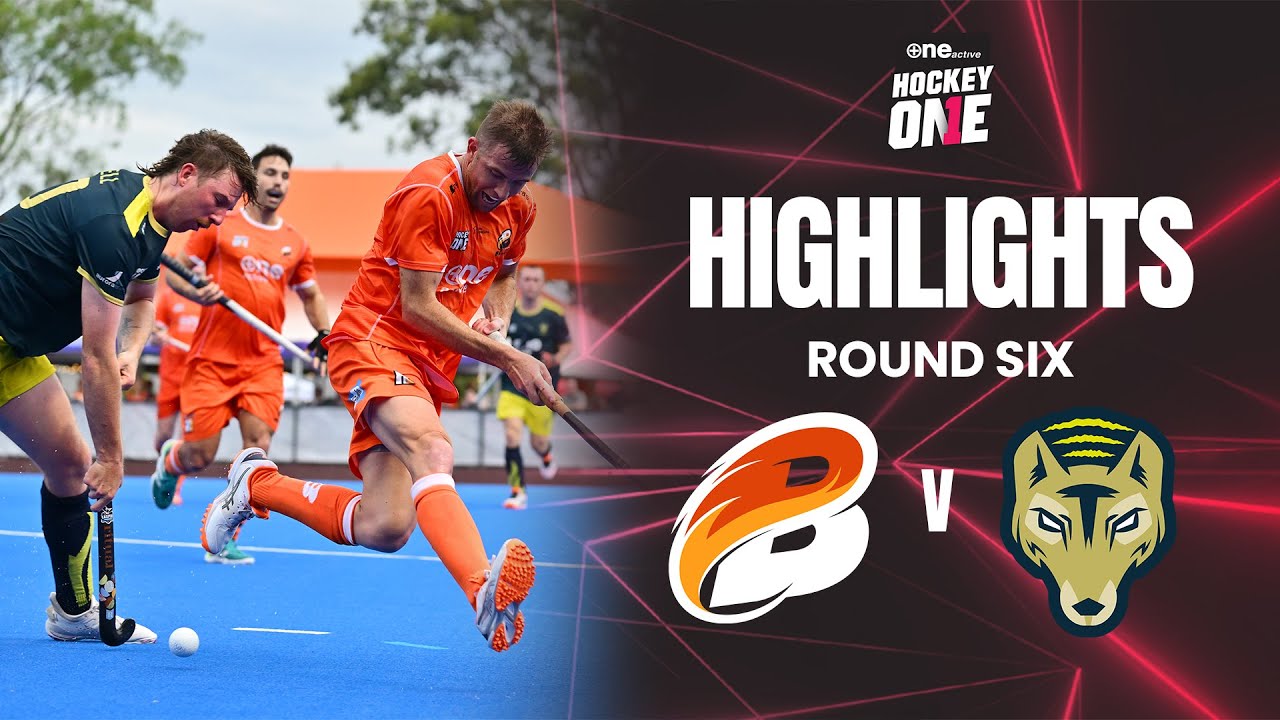 Brisbane Blaze v Tassie Tigers Men's Highlights | ONE Active Hockey One League Round 6 2025