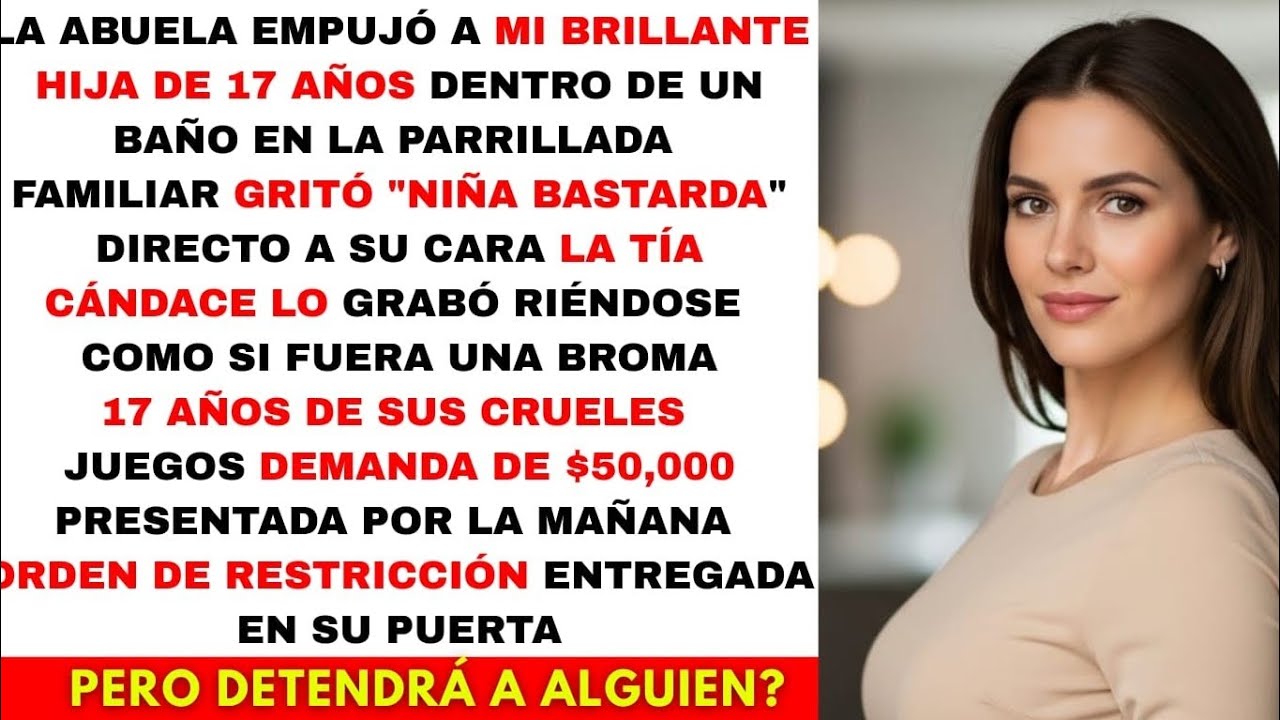 Lo que mi familia hizo a mi hija de 17 años en una barbacoa me hizo pedir una orden judicial