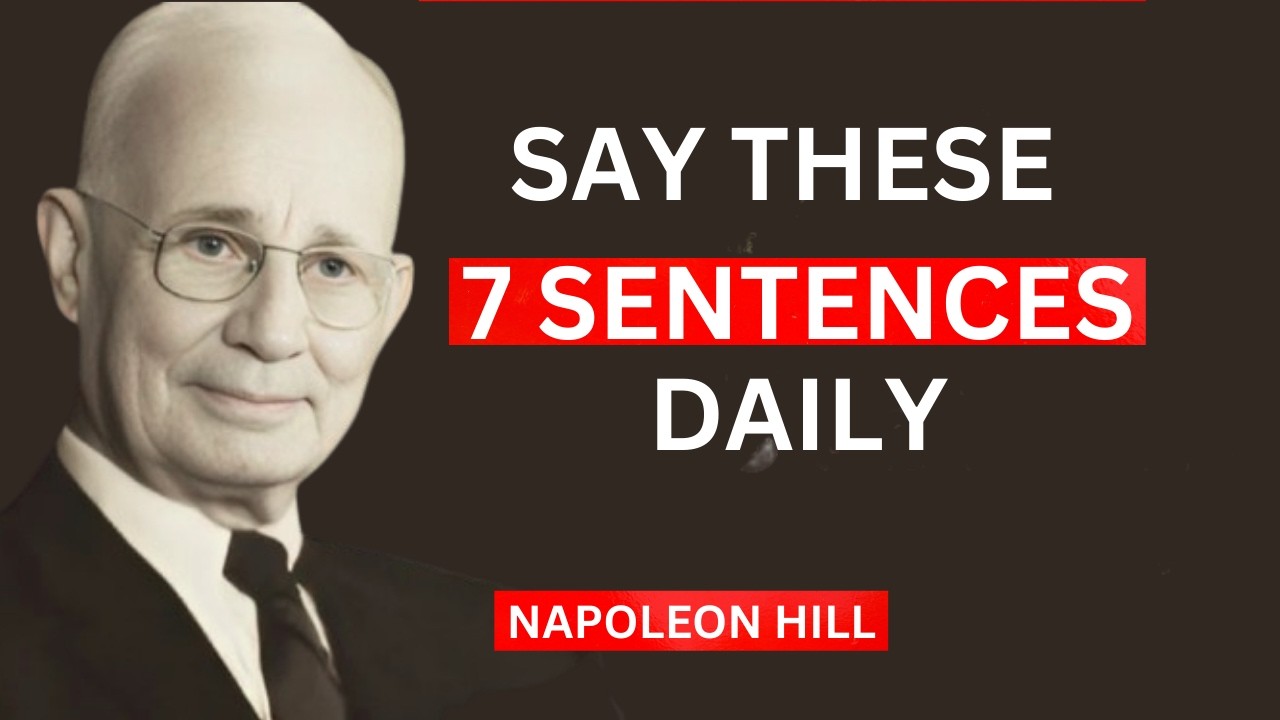 Say 7 Sentences That Rebuilds a Broken Man Napoleon Hill True