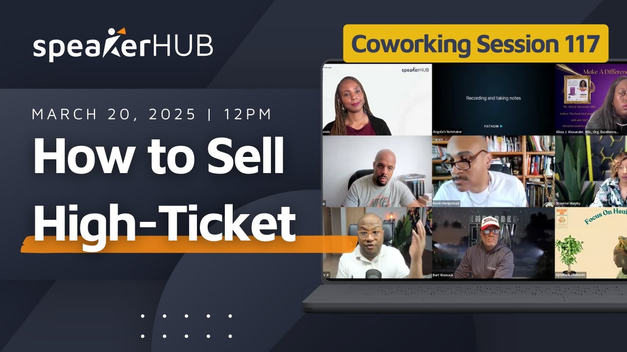 How to Sell High-Ticket Offers as a Speaker 💼🔥