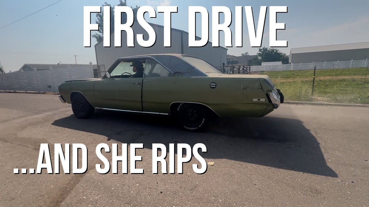 V8 Swap First Drive - 1973 Dodge Dart