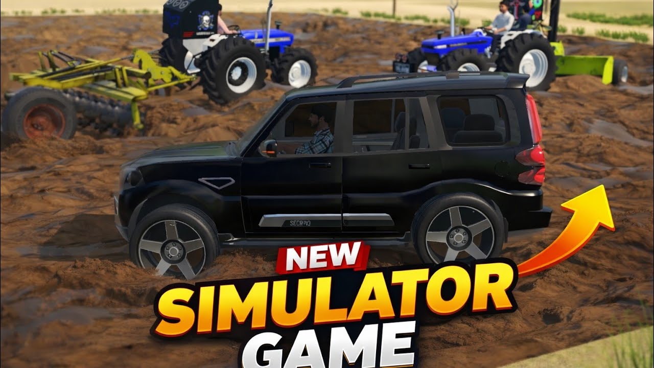 🚗🚜 NEW SIMULATOR GAME | 4K Car & Tractor Driving Gameplay 🎮