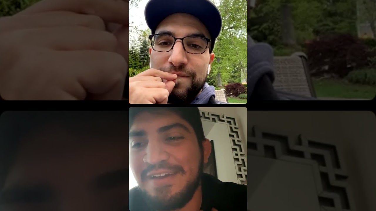 Ariel helwani Instagram live with dillon danis