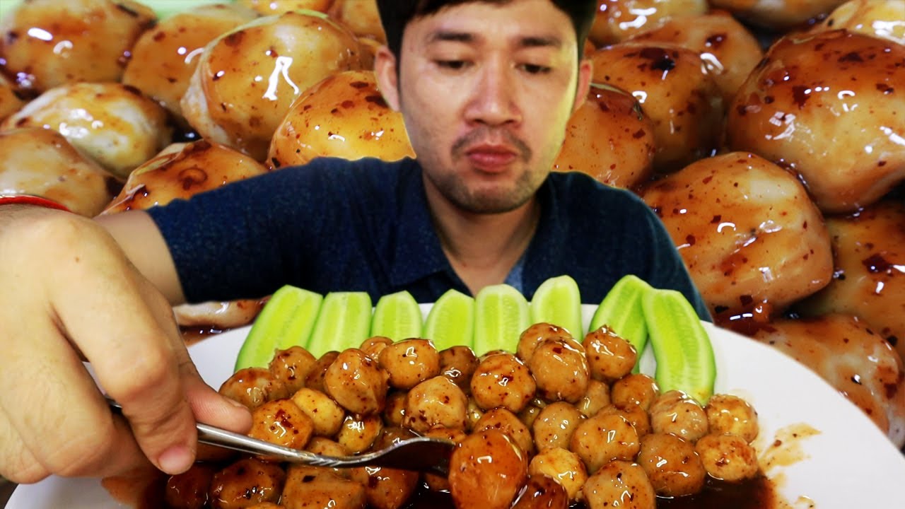 PK 178: Mukbang Eating Meatball with Chili Sauce
