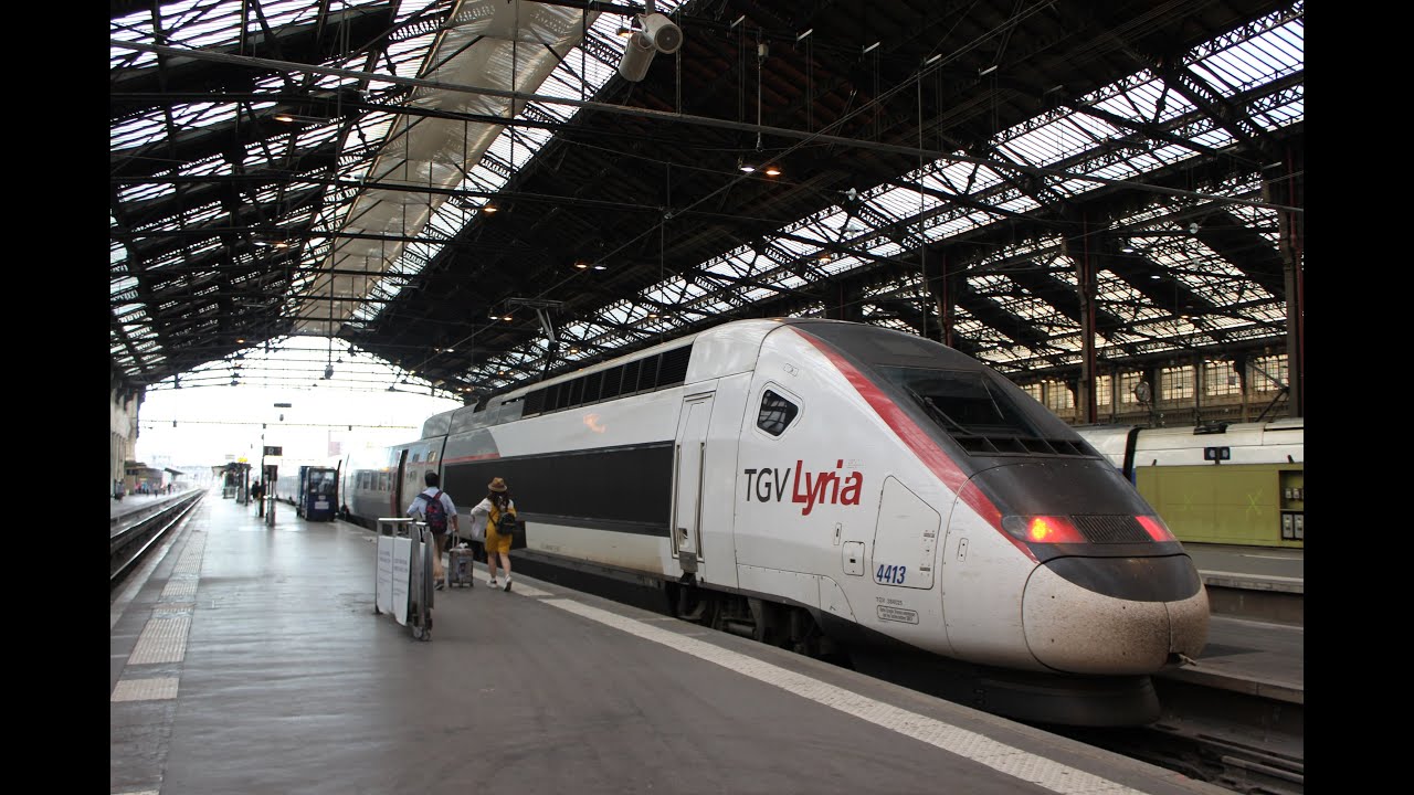 Voyage dans le TGV Lyria 9261 Paris Gare de Lyon - Lausanne