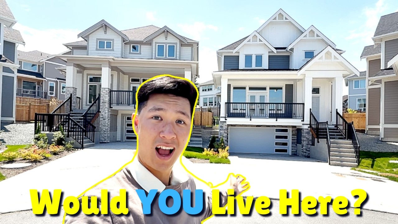 🤯 INSIDE VANCOUVERS insane NEW HOMES! (Top Vancouver Suburb: Surrey BC)