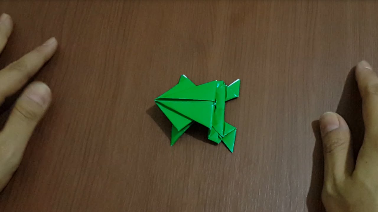 Cara Membuat Origami Hewan Kodok Dengan Mudah