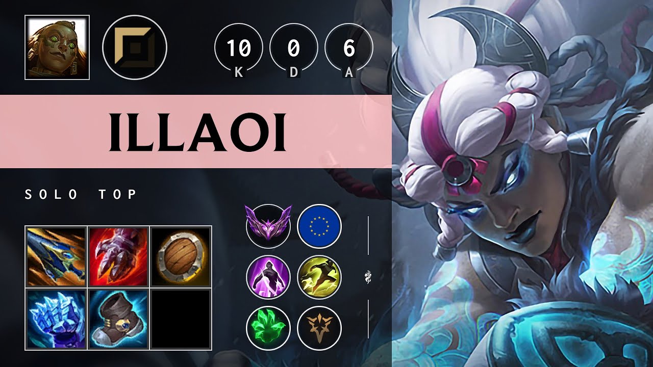 Illaoi Top vs Sett: Perfect KDA, Legendary - EUW Master Patch 25.S1.1