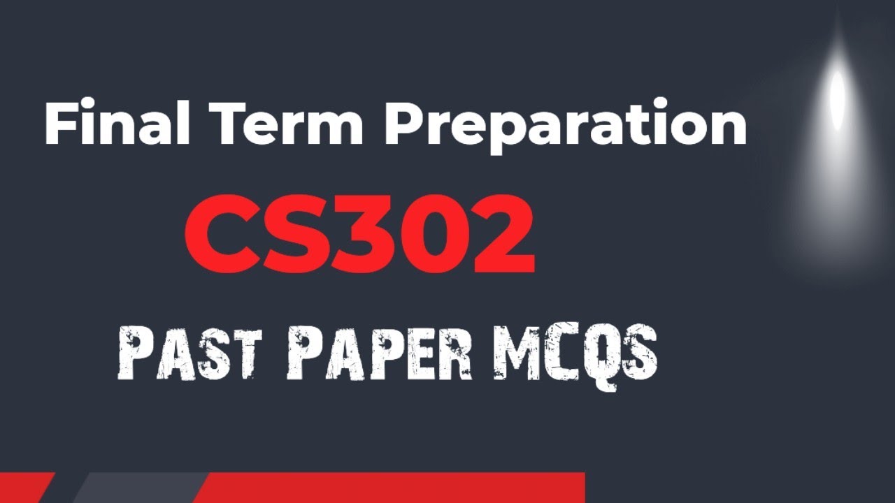CS302 Final Term  Preparation || 50 Mcq's ||