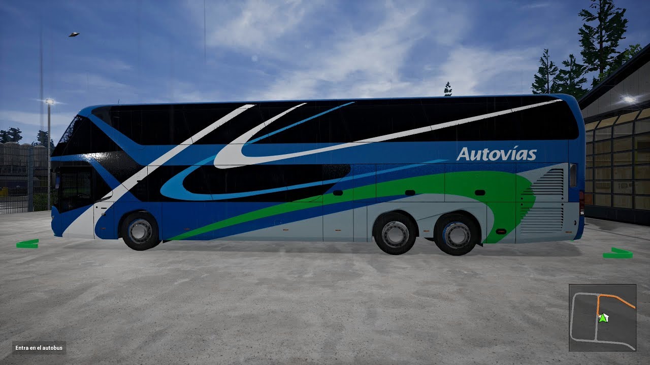 Fernbus Simulator | SUIZA | Bus Neoplan Skyliner doble piso | Ruta de Montaña