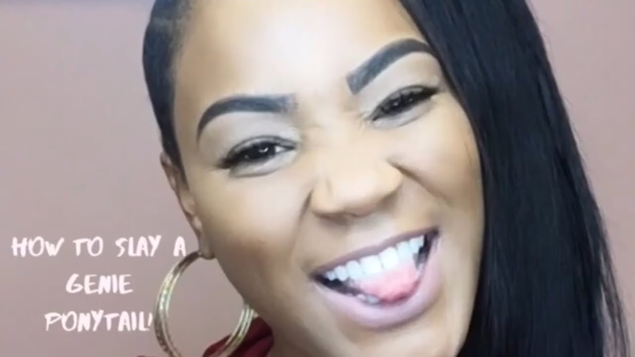 How To Slay: Genie Ponytail 🧞‍♀️ w/Shaved Sides | shanamariehair.com