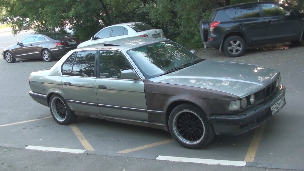 Разгон до 100.Bmw e32 735 stage 1+