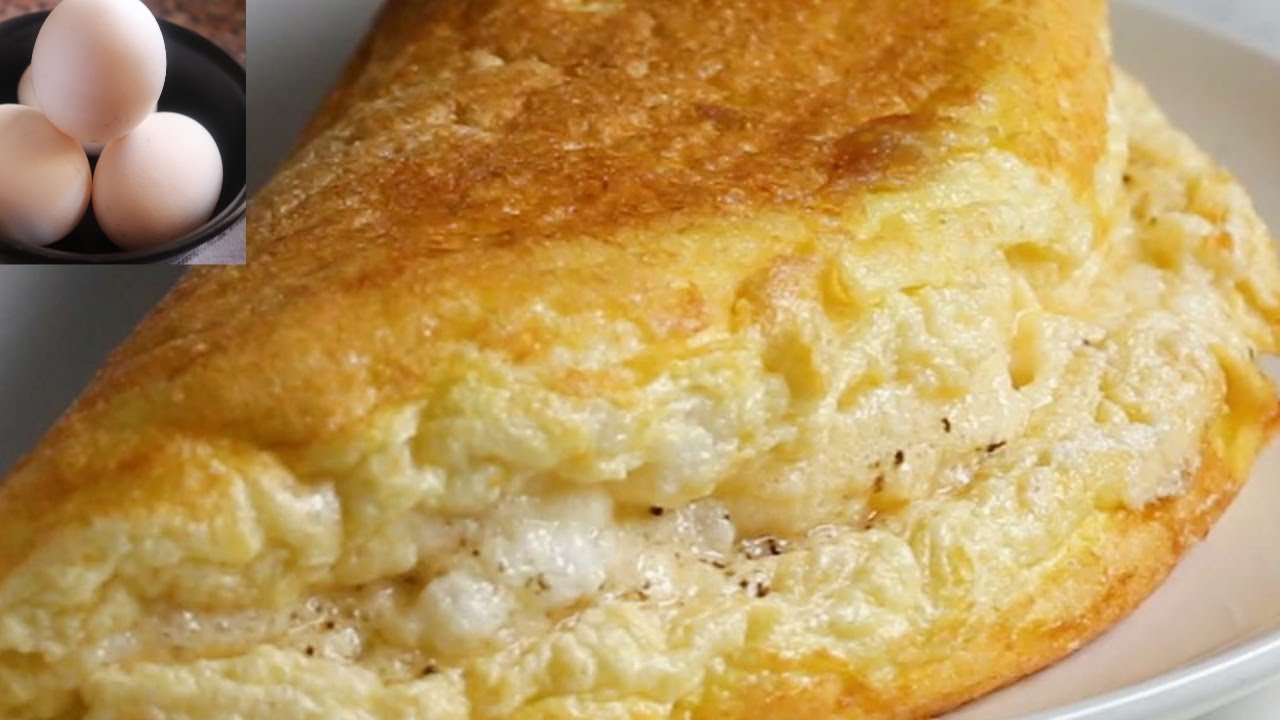 फुला फुला आमलेट बनाने का तरीका- Omelette Fluffy-Healthy Breakfast-Omelet Recipe -Bread Omelet Recipe
