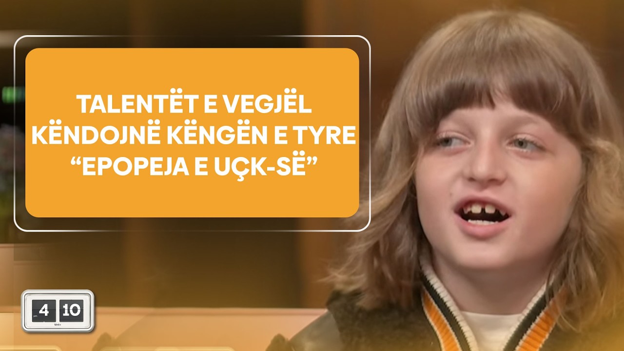 Talentët e vegjël këndojnë këngën e tyre “Epopeja e UÇK-së” në studion “410”