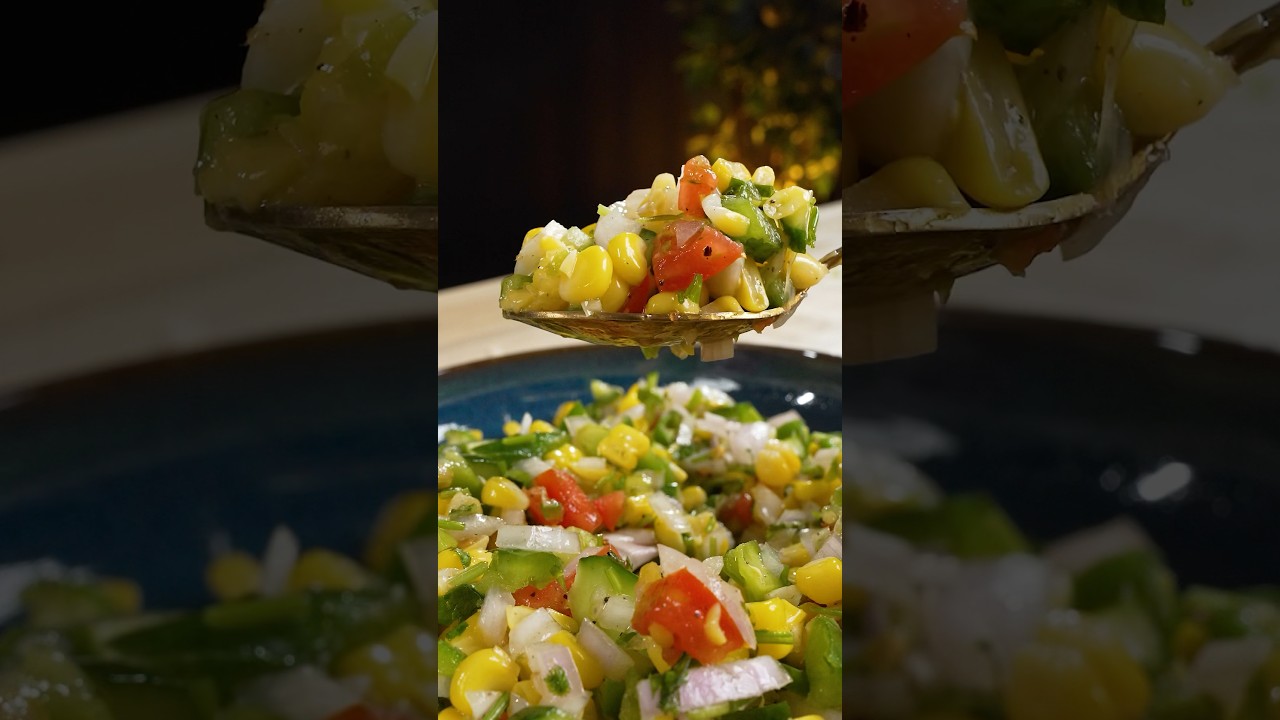 American corn salad 🥗 #shorts