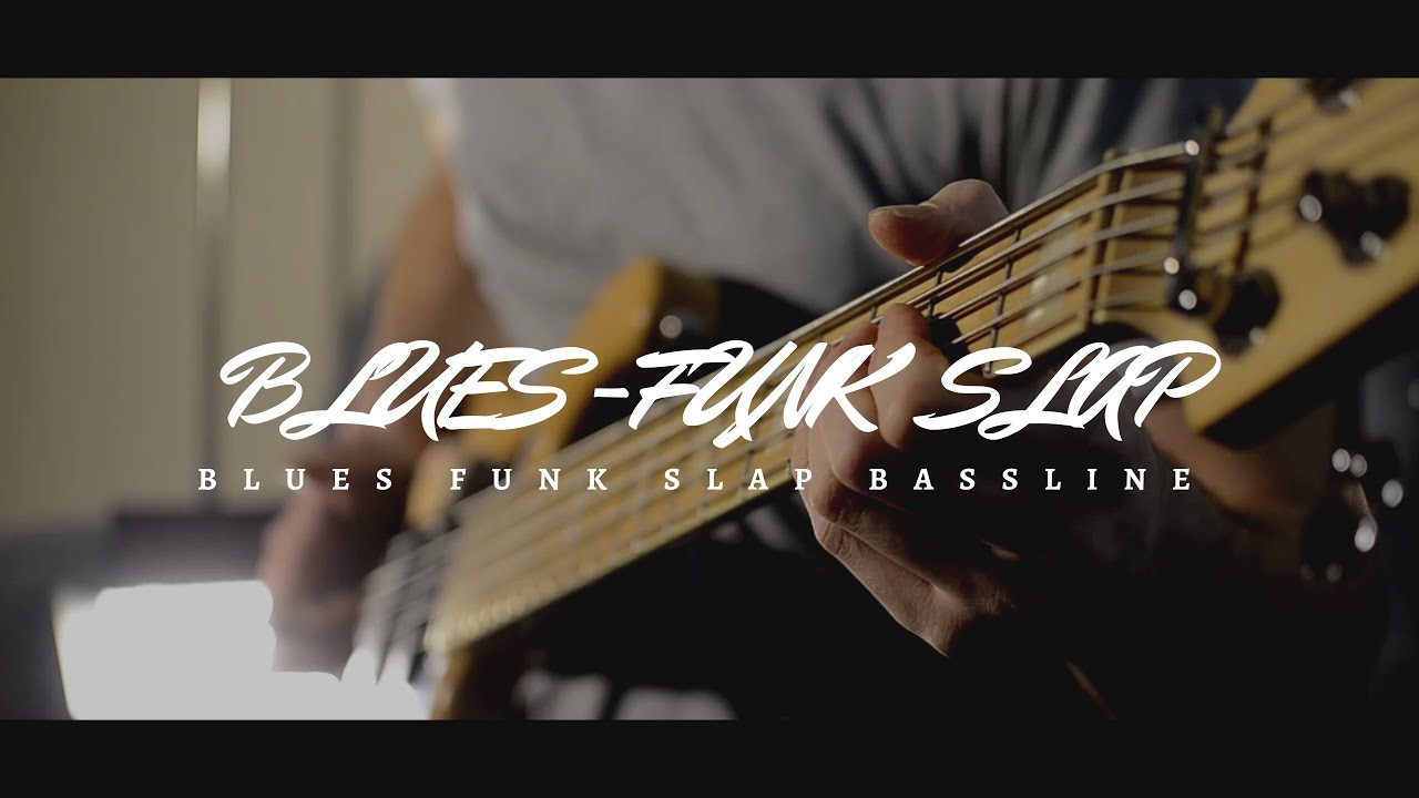 Blues Funk Slap Bass Solo Riff. BASSLine Of A Week #8