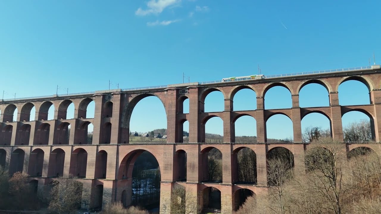 Die größte Ziegelsteinbrücke der Welt: die Göltzschtalbrücke 