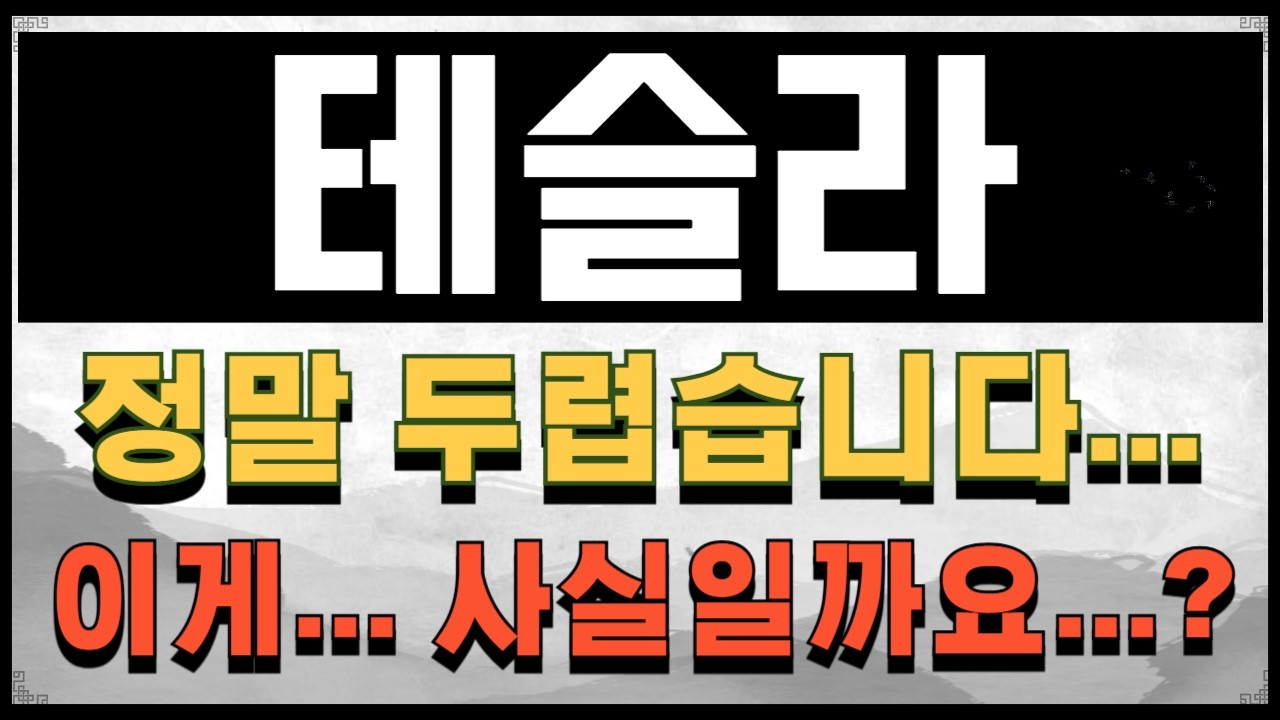 [테슬라 주가전망] 월가에서는 테슬라의 주가를 왜 낮추려고 하는걸까요?  #테슬라 #테슬라주식 #테슬라주가전망