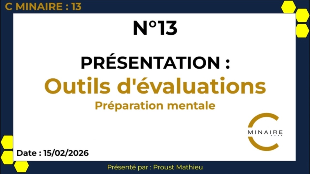 Les outils d'évaluation en préparation mentale - Le C minaire S3E13