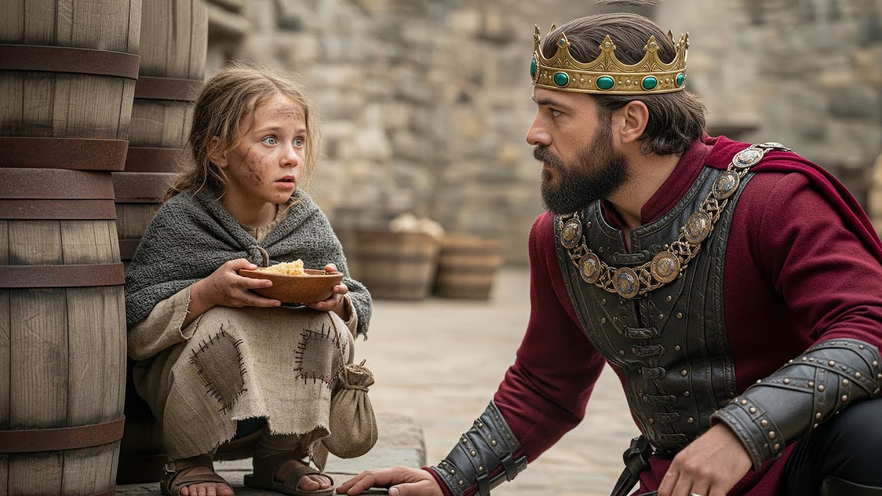 The Alpha King Found an Omega Maid’s Daughter Hiding to Eat Scraps — His Reaction Shocked the Pack