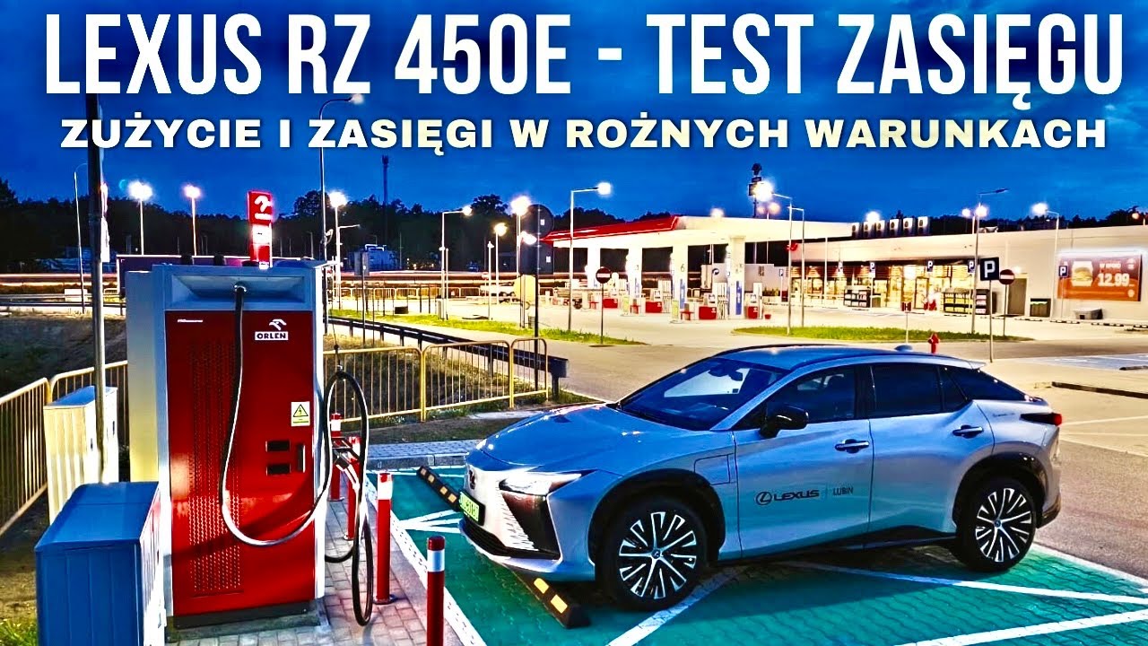 LEXUS RZ 450e - test zużycia i zasięgu