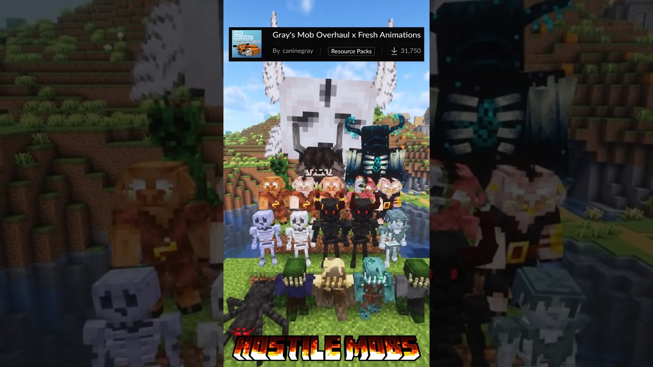 Minecraft Best Texture Pack In and Comparison 💀