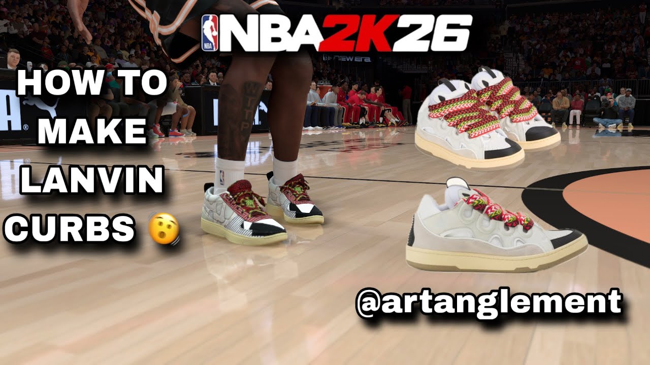 NBA 2K26 SHOE CREATOR- How To Make Lanvins! Pt.1