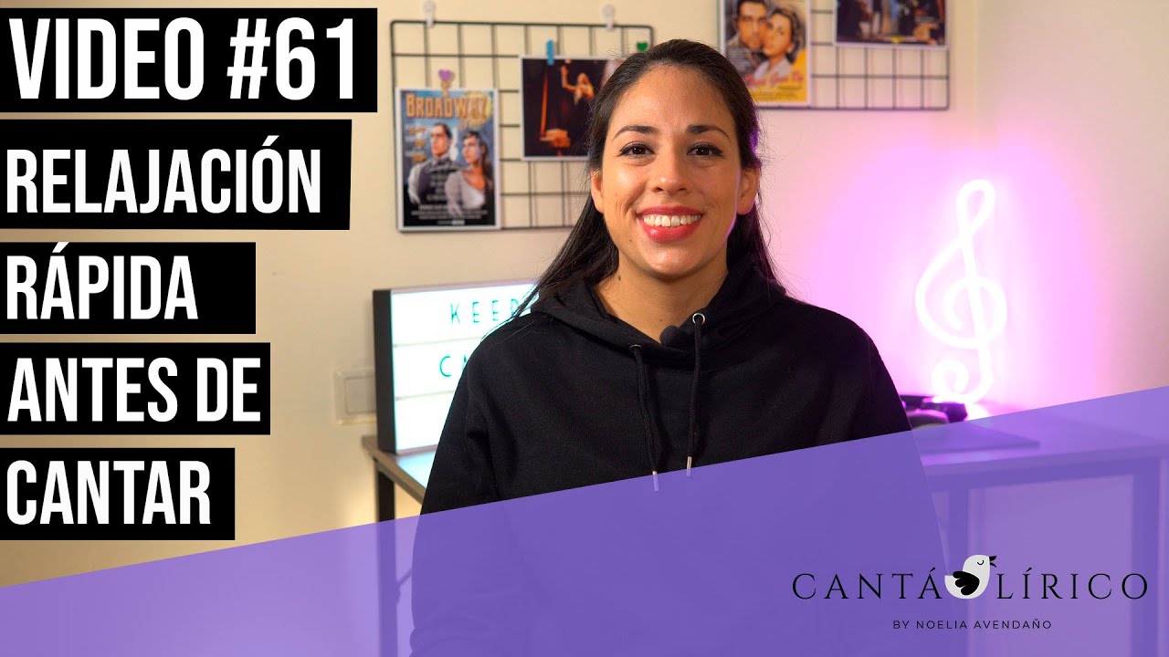 CantáLírico - Video #61 - Relajación rápida antes de cantar