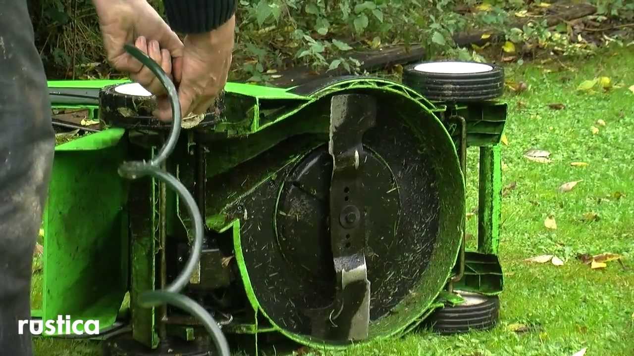 Entretien d'une tondeuse thermique