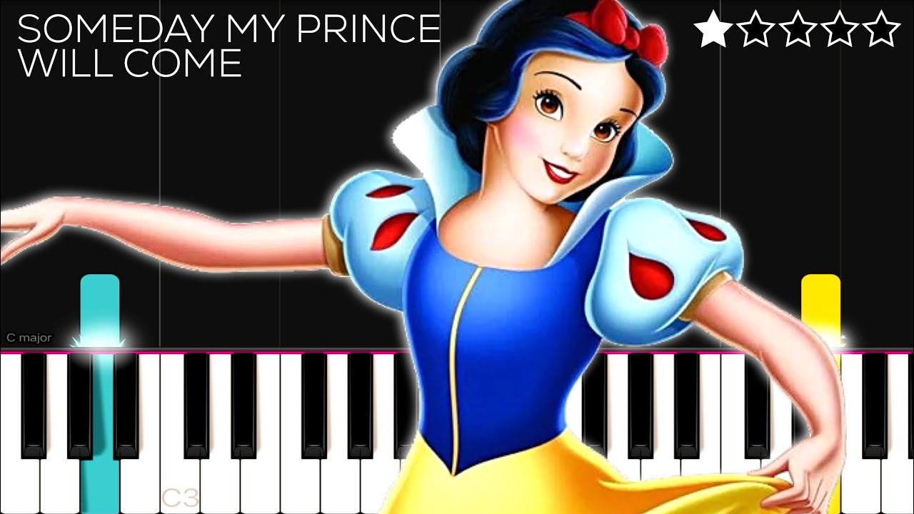 Snow White - Someday My Prince Will Come | EASY Piano Tutorial