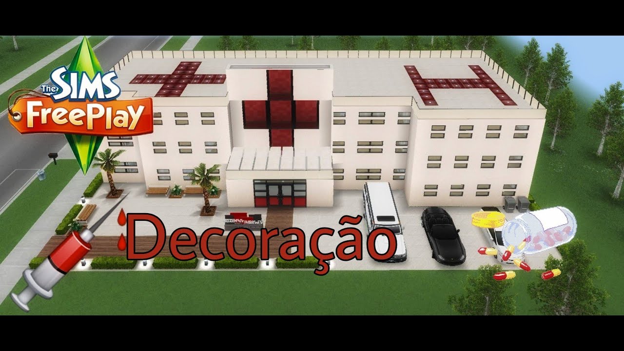 Decoração Hospital e Maternidade Particular Intersims | The Sims Freeplay 🩸🏥💉