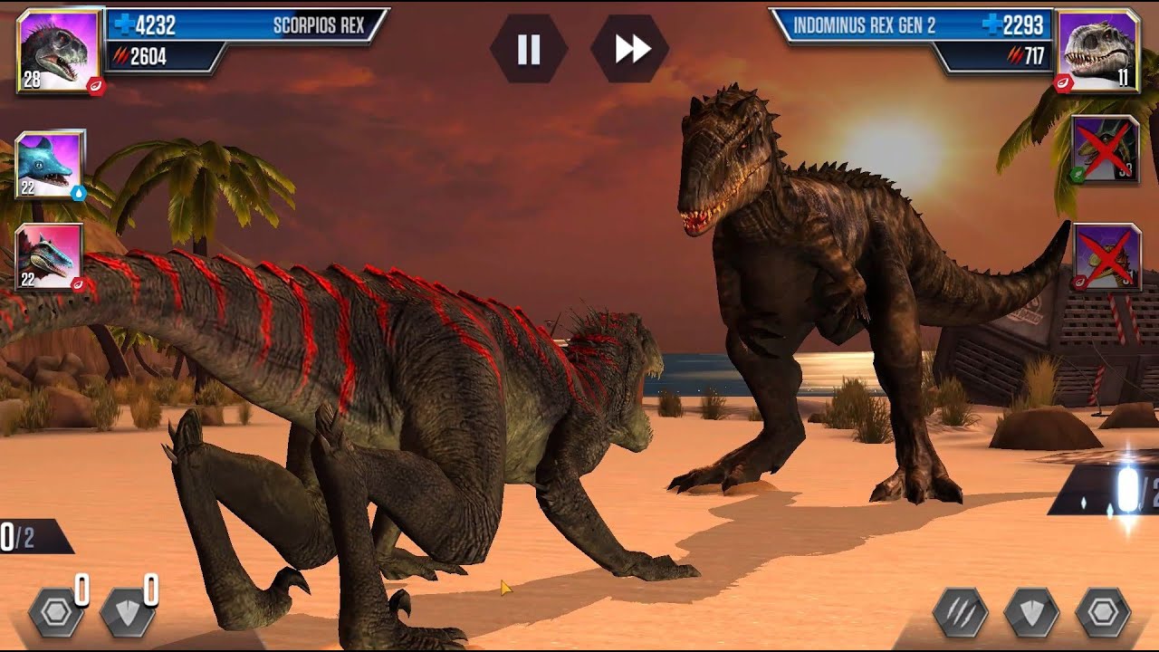 THESE DINOSAURS ARE INSANE.. MASSIVE FIGHT #gameplay