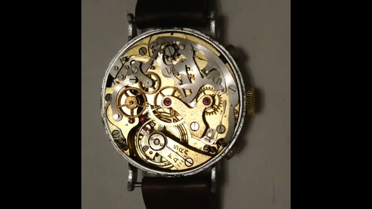Alte chronograph uhr Ogival aus Jahr ca 1950...