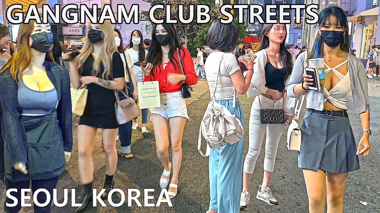 [4K 불타는 강남 거리 🔥🔥🔥]- 역시 강남 클럽 거리의 에너지는 최고네요 😎😎😎함께 걸어주세요 👍👍👍GANGNAM/SEOUL/KOREA/JUST WALK