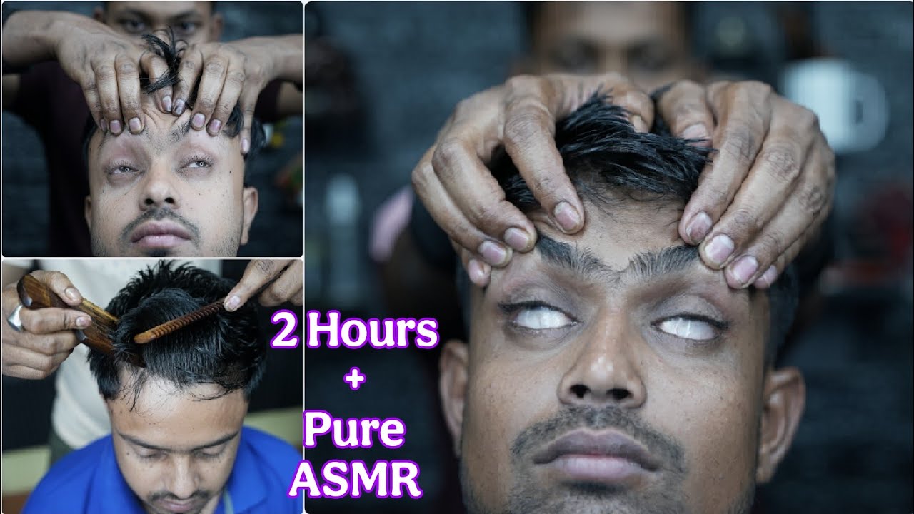 2-Hours Pure Head Relaxation: Indian Barber's Ultimate ASMR Journey | Tapping & Scratching Massage