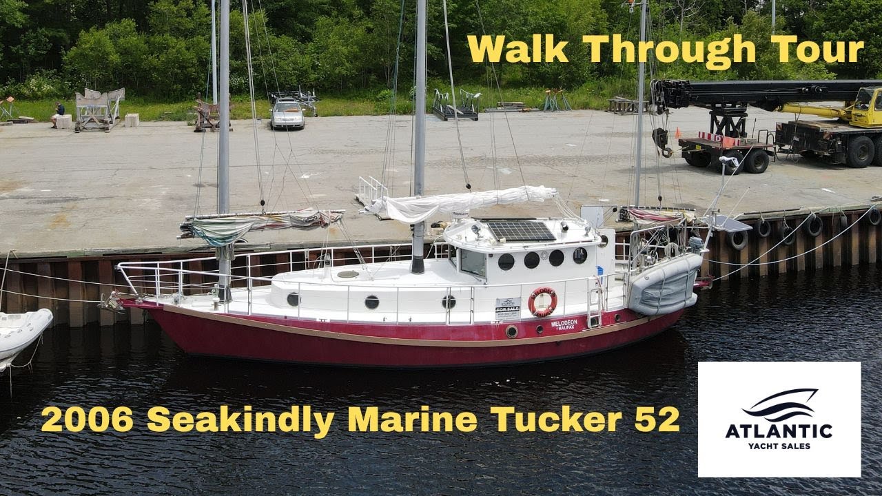 Tour the 2006 Custom Seakindly Marine Tucker 52 - The Ultimate Offshore Cruising Motorsailer