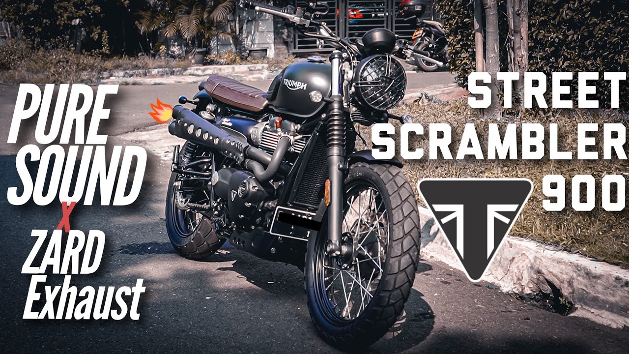 PURESOUND OF TRIUMPH STREET SCRAMBLER 900 + ZARD EXHAUST