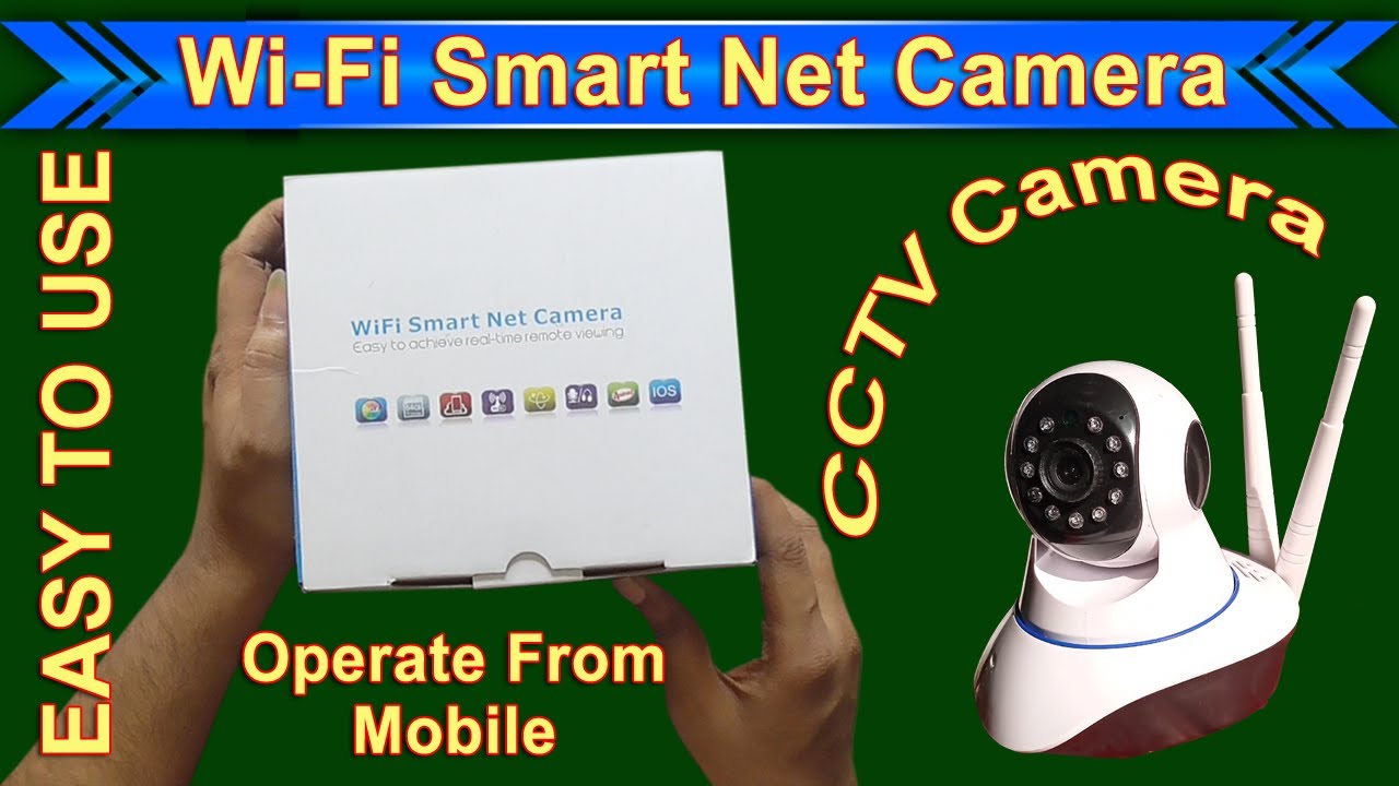 Wi Fi Smart Net CCTV Camera V380 Pro Unboxing