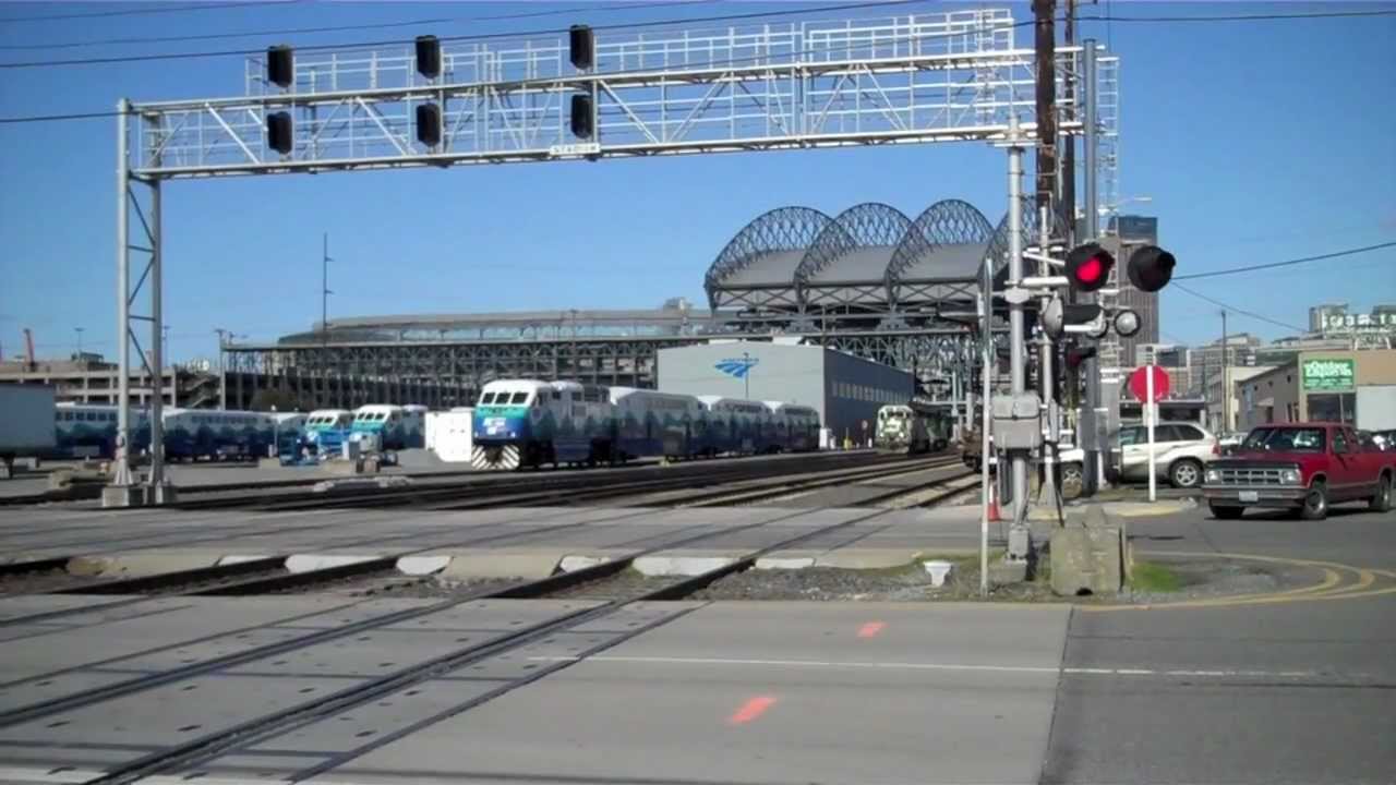 Railfanning Seattle, WA at Holgate Street - 3/6/12