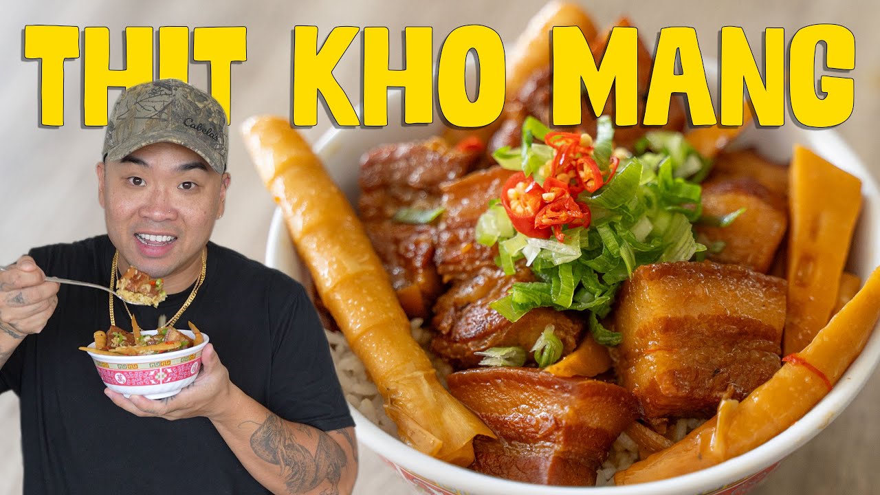 How to Make: Thit Kho Mang / Braised Pork Belly and Bamboo Shoots - Vietnamese Comfort Food!