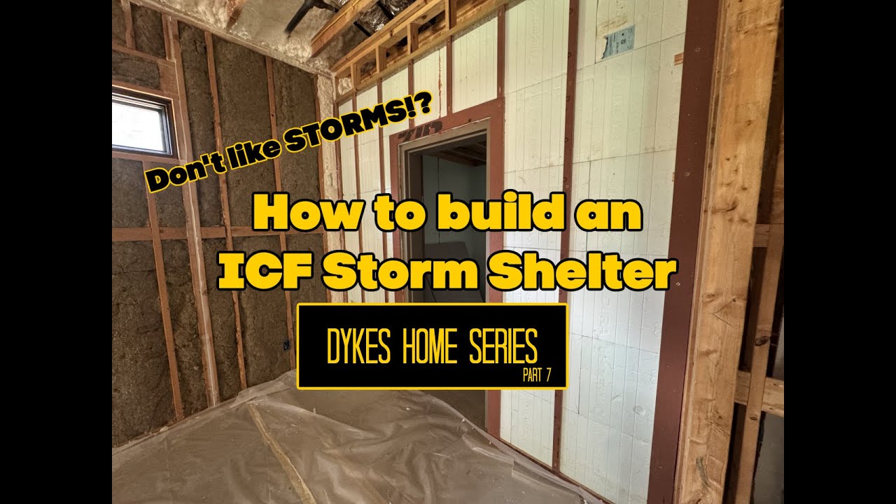 How to build an ICF Storm shelter / Dykes Home Series Part 7
