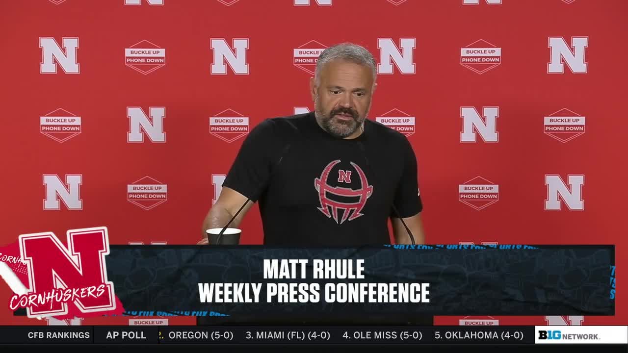 Matt Rhule on Getting the Huskers Ready to Face Michigan State | Nebraska Football