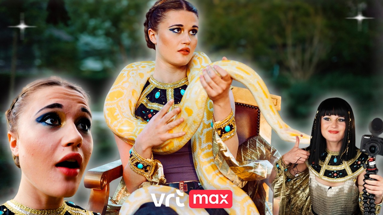 Cleopatra Nola Elvis ontmoet haar slang uit Knokke off 3 | Behind the scenes