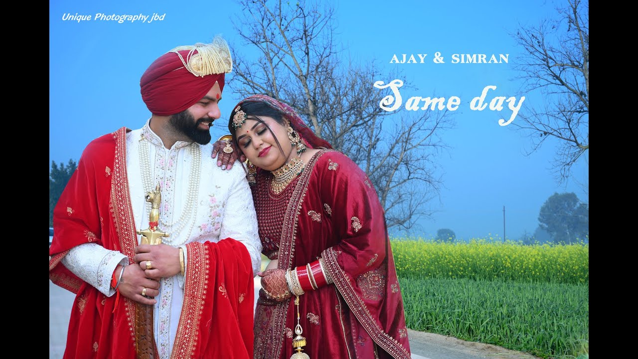 Wedding Sameday Highlight I Ajay & Simran I 2024 I Unique Photography 73555-53693