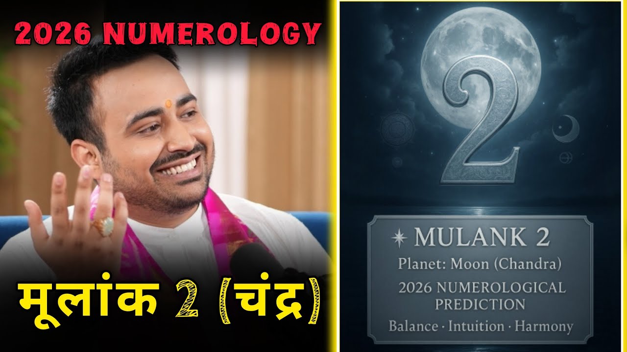 Mulank 2 (2, 11, 20, 29) DOB: 2026 Numerological Prediction &ndash; Explained by Arun Pandit #numerology