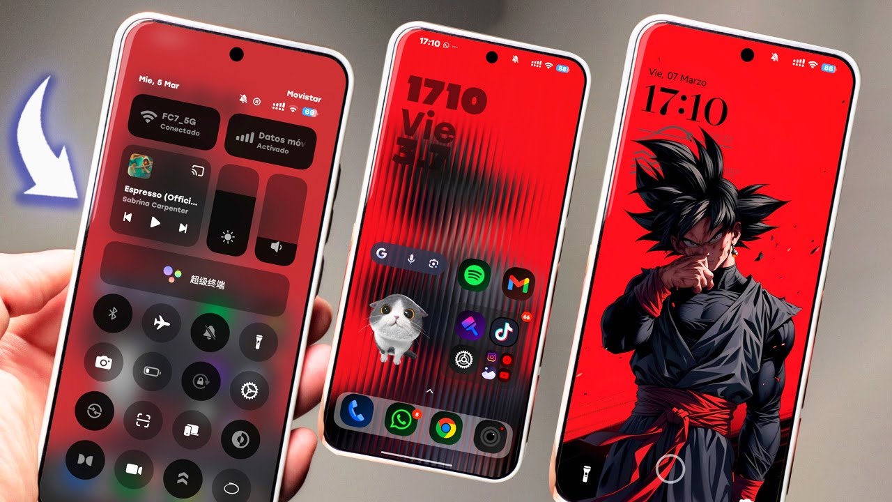 TU Xiaomi M&Aacute;S PREMIUM QUE NUNCA! Mejor Personalizaci&oacute;n 2025 + Centro de Control BLACK