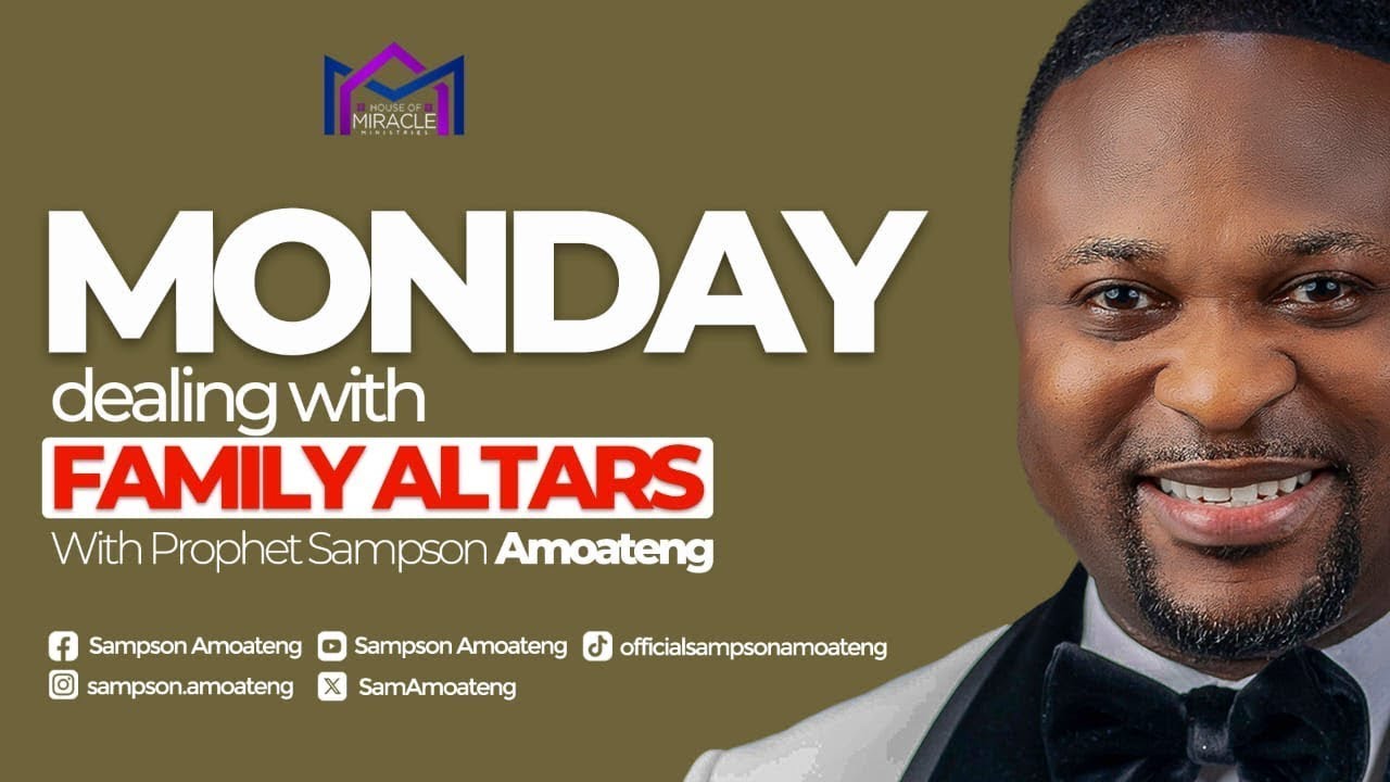 🔴MONDAY DEALING WITH FAMILY ALTARS || (01-09-25)